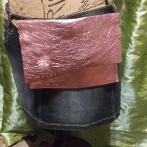 Handmade pink Clutch